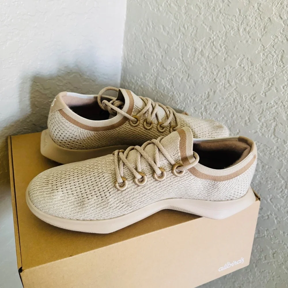 Allbirds Men's‎ Tree Dasher 2 Sneaker, Rugged Beige, ComfortSize 12.5, NWT